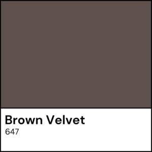 Custom, brown velvet