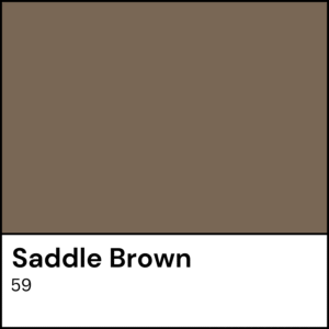 Custom, saddle brown