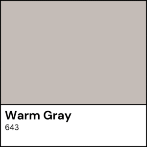 Custom, warm gray