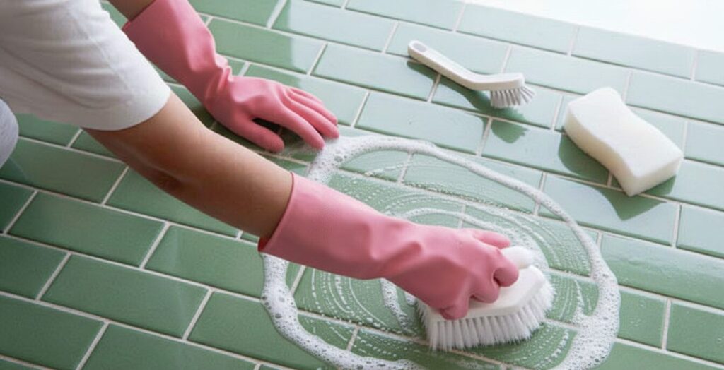 What Grout Cleaner Should I use? cleaning the tile and grout